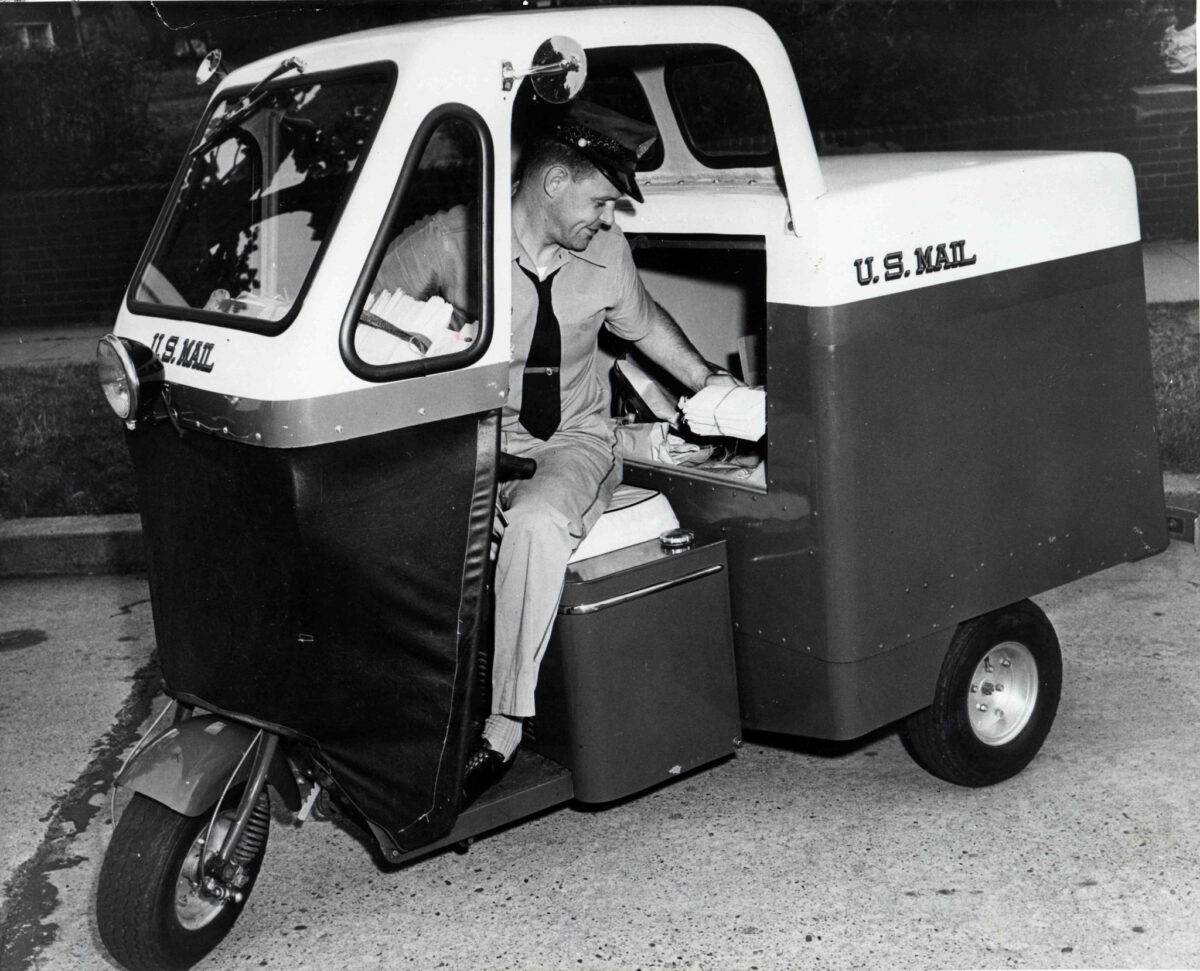 Early twentieth century mail transport took extraordinary kinds