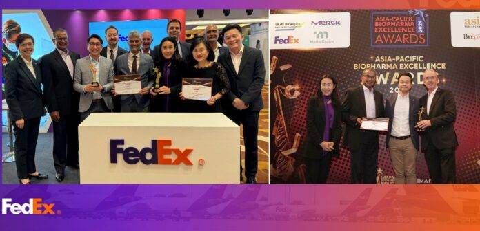 FedEx was named Total Logistics & Present Chain Management Vendor of the Year