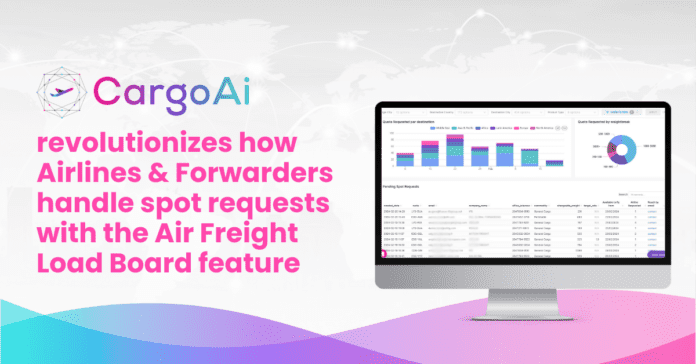 CargoAi revolutionises Airways & Forwarders to handle space requests