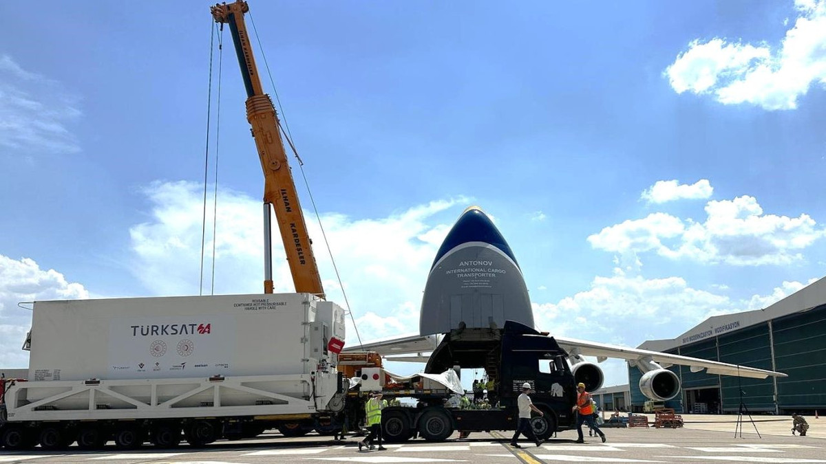 ANTONOV Airways Delivers Türksat 6A Satellite to Florida for SpaceX Originate – Air Cargo Week