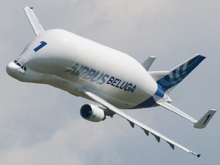 airbus-beluga-lands-at-london's-heathrow-airport-–-air-cargo-week